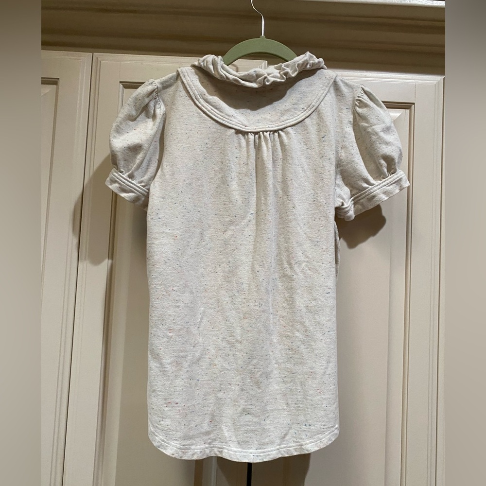 MBMJ Vintage Cream Knit Collared Shirt - Picture 2 of 10
